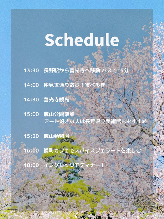 【保存版】MAP付き🗺都内から日帰りで楽しめる！長野1dayおでかけプラン🍎