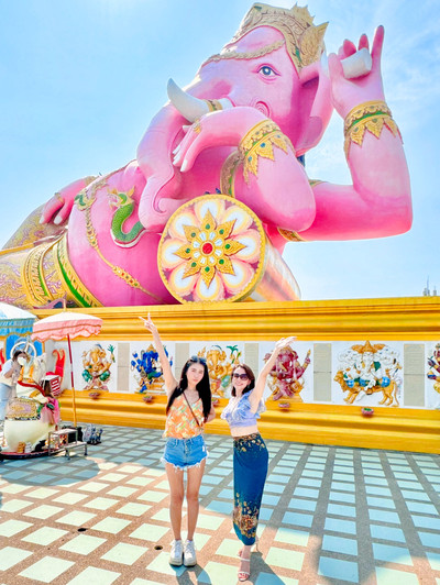 タイ🇹🇭】爆速で願い事が叶うパワースポット!ピンクガネーシャ タイ🇹🇭】爆速で願い事が叶うパワースポット!ピンクガネーシャ