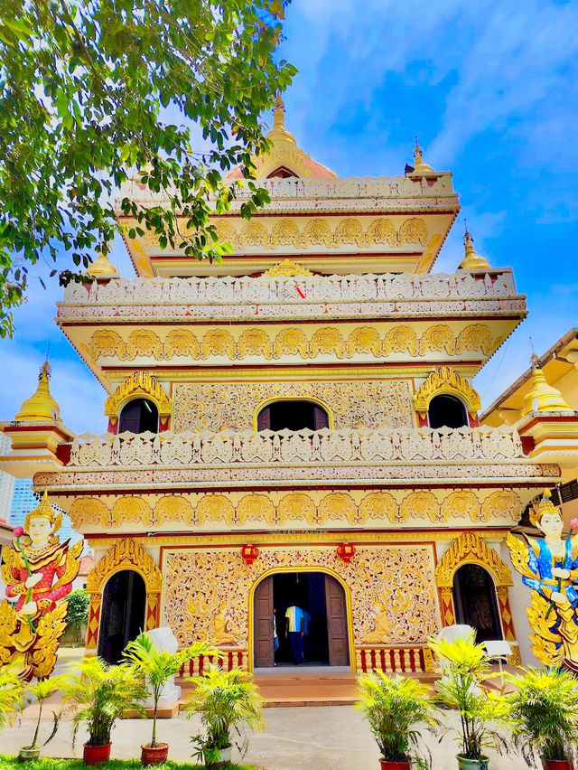 Beautiful Burmese temple