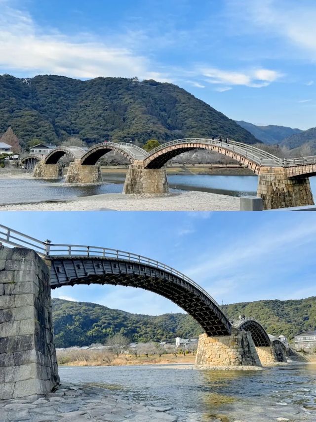 【絶景】世界唯一の美しさを誇る錦帯橋🌉🌸