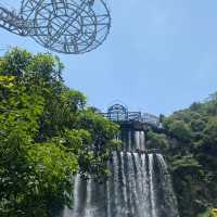 【臺北景點】滿月圓瀑布：壯麗水簾