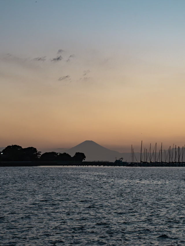 【千葉県/木更津市】富士山も見える絶景夕日スポット
