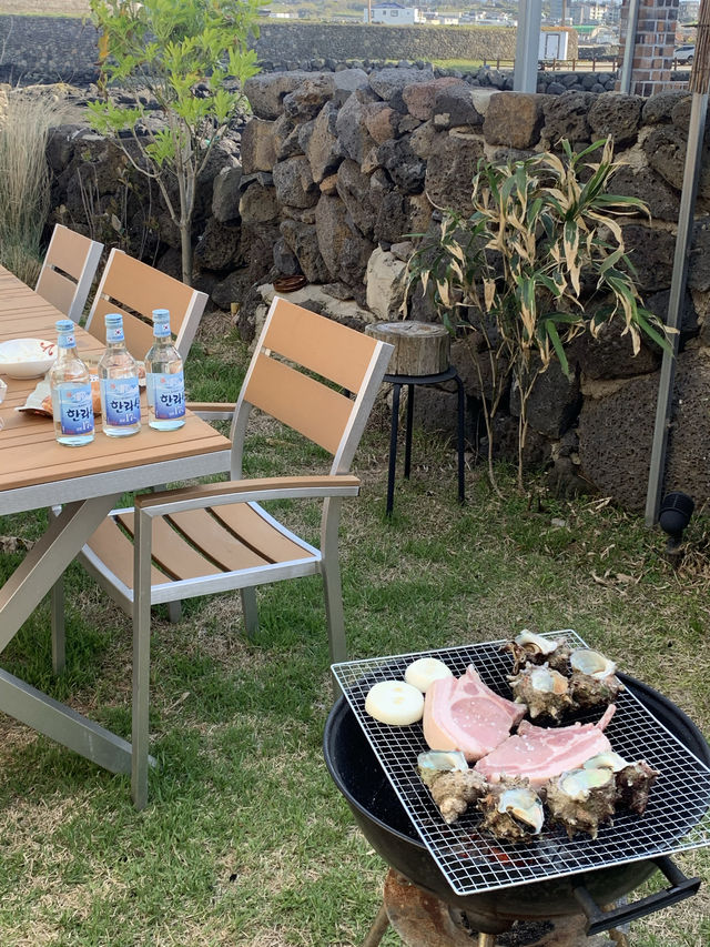 제주도 바다 바로 앞 마당에서 즐기는 노을 맛집 #연북정연가 🌙