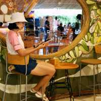 ร้านข้าวใหม่ปลามัน ร้านอาหารและคาเฟ่อัมพวา