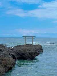 海に浮かぶ鳥居が神々しい⛩✨絶景パワースポット大洗磯前神社🫣💎💞【茨城】