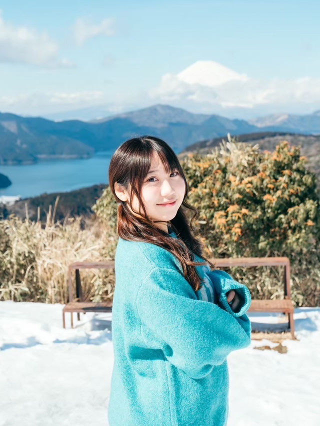 【ここどこ？】富士山を眺められる大きなブランコ!!!