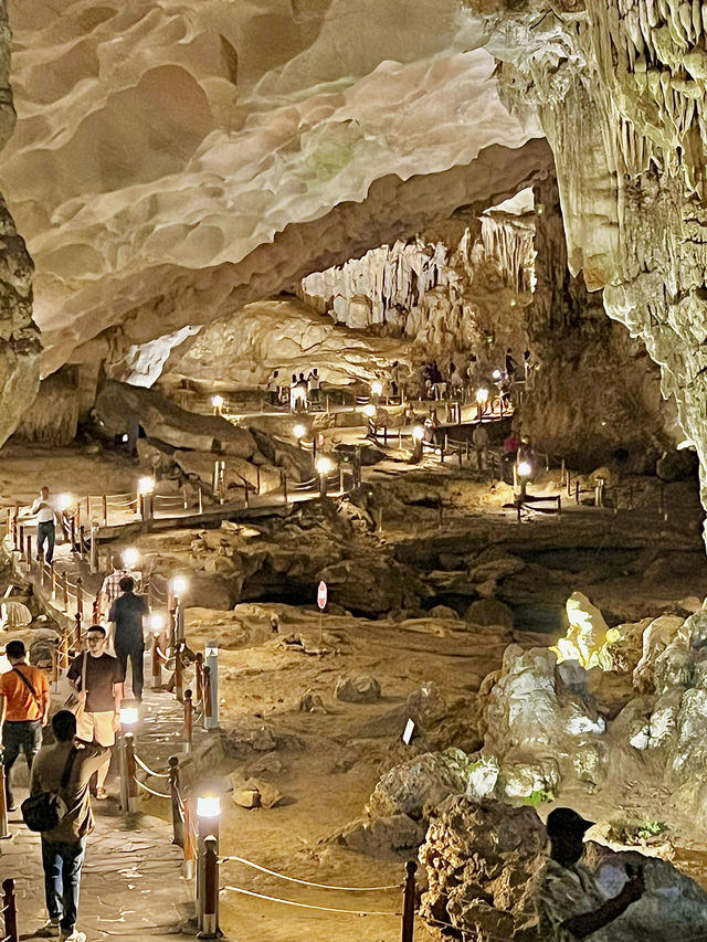 Visit Surprise Cave In Halong Bay Vietnam🇻🇳✨