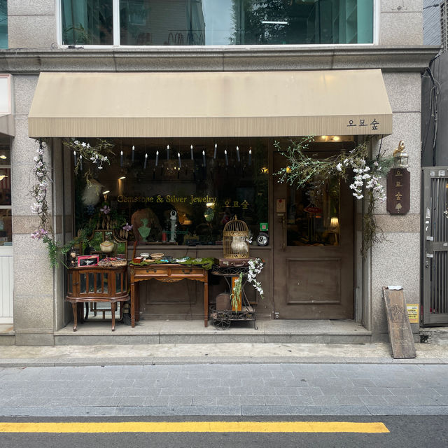 絶対人と被らないアクセサリーが手に入るお店"오묘숲"💍✨