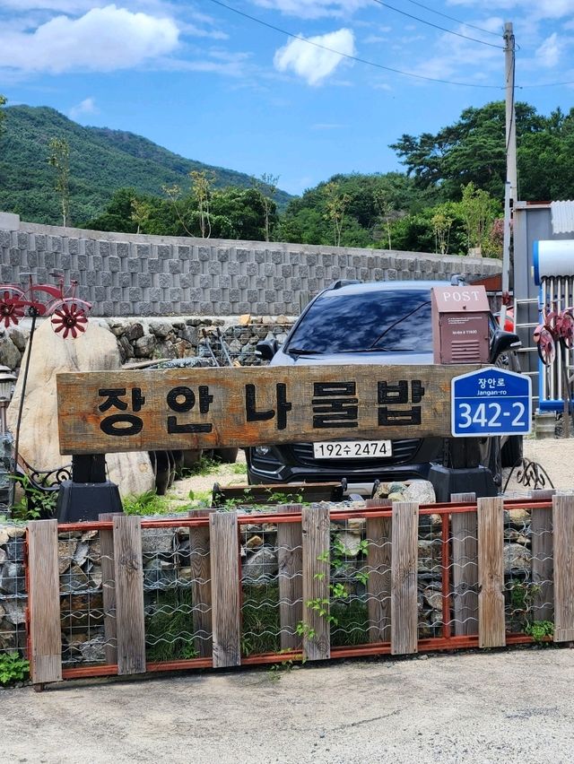 장안사 근처 오리고기에 질렸다면 웰빙식당, 장안나물밥