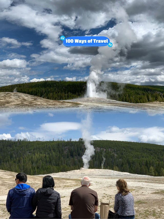 Exploring Yellowstone National Park:Geysers, Wildlife, and a Stay at Old Faithful Inn