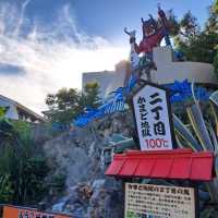 【かまど地獄:大分県別府市】可愛い鬼のオブジェがたくさん👹