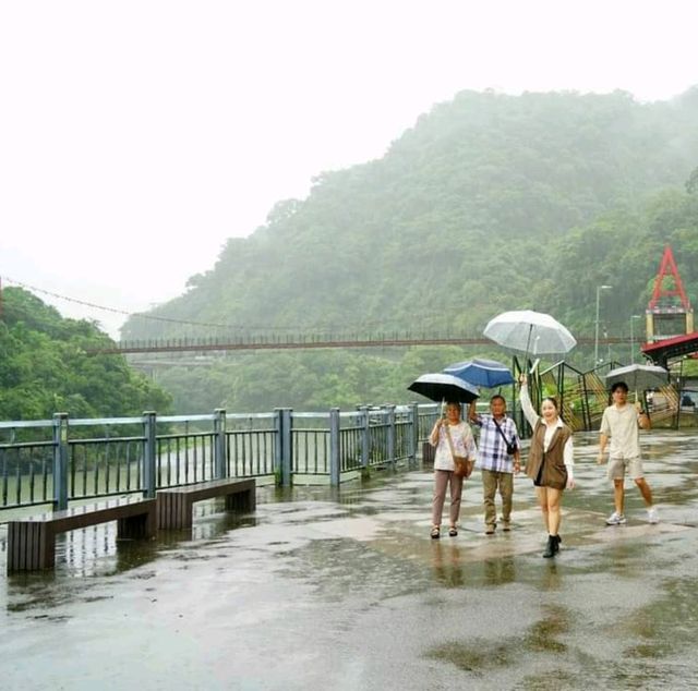 Wulai Suspension Bridge ☔️