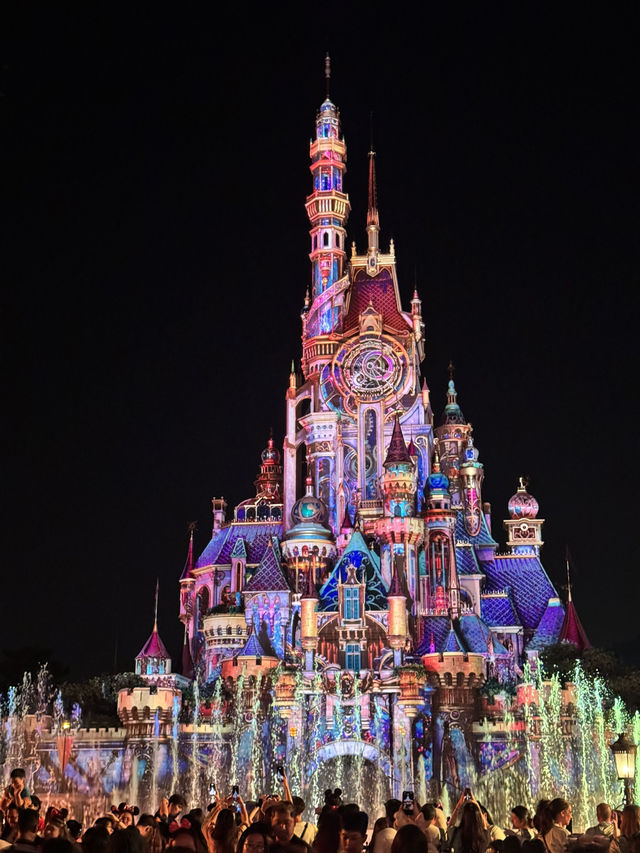 香港ディズニーランド🇭🇰夜空をイルミネーション