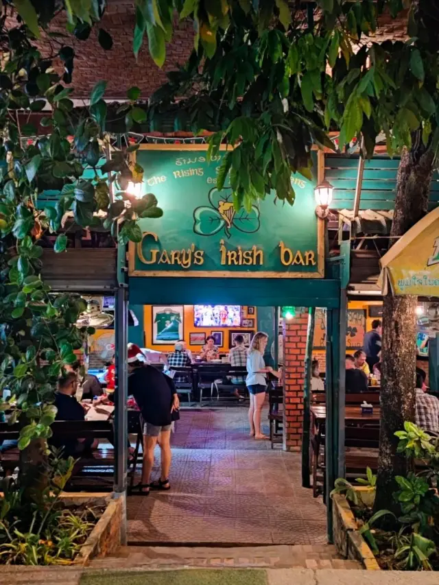 Location for a Drink in Vang Vieng: Gary's Irish Bar