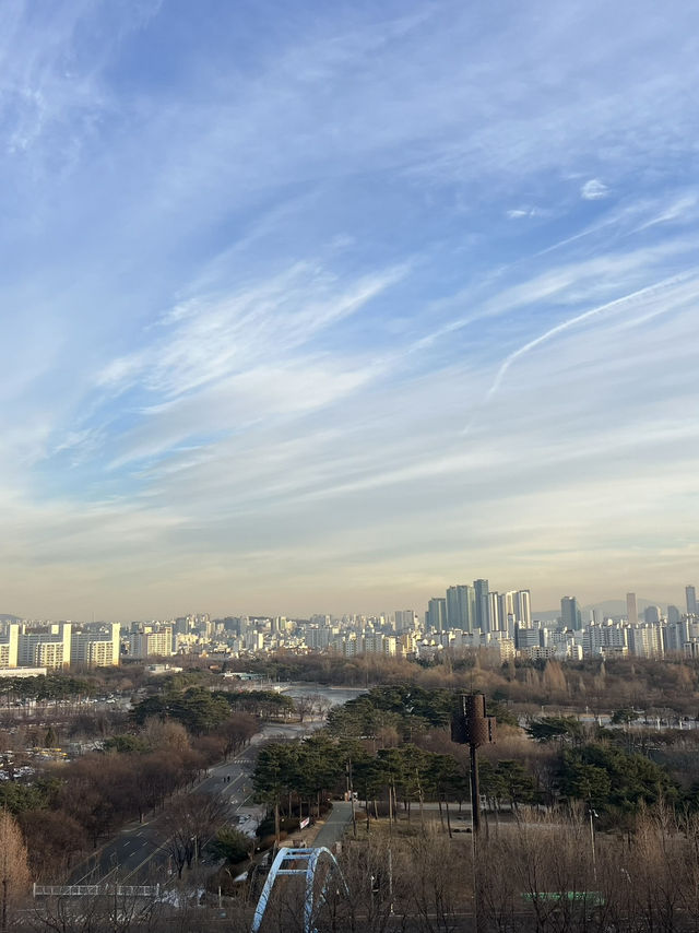 สวนฮานึลในหน้าหนาว haneul park