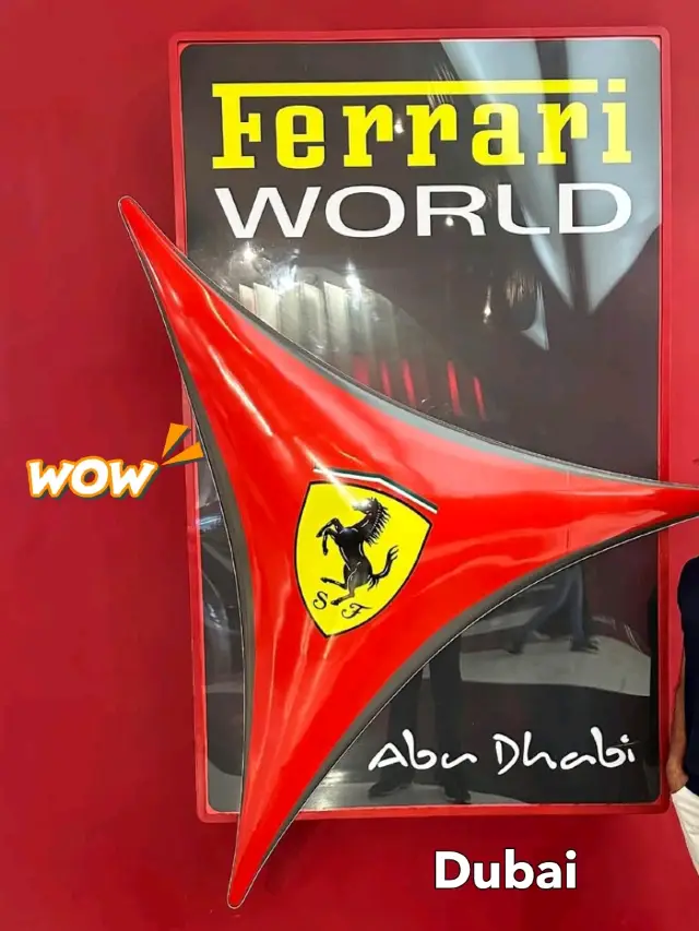 🏎️ Explore the Thrill of Ferrari World Abu Dhabi! 🇦🇪✨