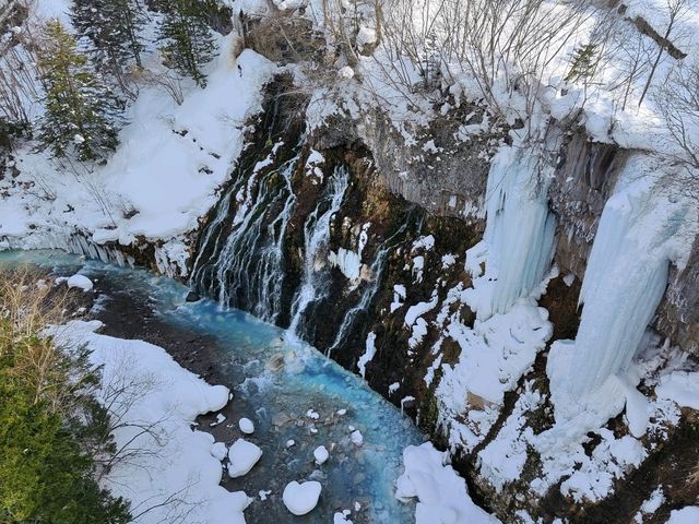 雪季限定~冰柱白鬚瀑布