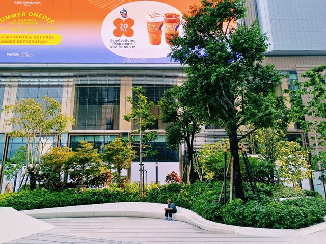 泰國曼谷素坤逸路新地標曼谷一號一日遊行程，空中噴水池花園，適合休閒逛街拍照📸打卡