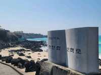 🌊 제주 감성 바다 산책 – 애월 한담공원