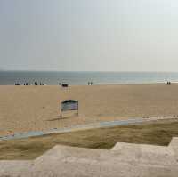 ## 🌊 廈門必打卡！「一國兩制沙灘」：站在這裡，眺望金門！🏖️