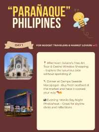 Parañaque itinerary 