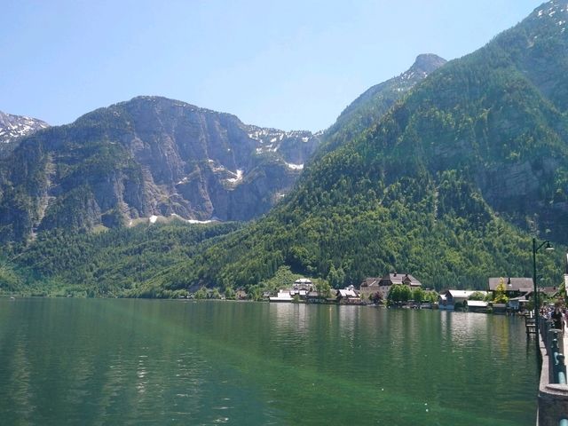 奧地利旅遊🥳哈爾施塔特湖😍欣賞超美麗湖景山景旅遊聖地💕
