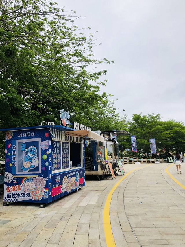 室外室內的一個很寫意的公園🥳