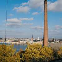 ชมวิวเมือง stockholm บน บนเนินเขา Skinnarviksberge