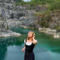 "สระมรกต Blue Lagoon" ขอนแก่น วิวสวยสะกดตา