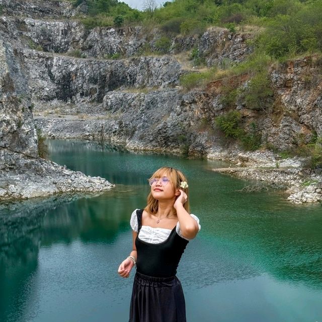 "สระมรกต Blue Lagoon" ขอนแก่น วิวสวยสะกดตา