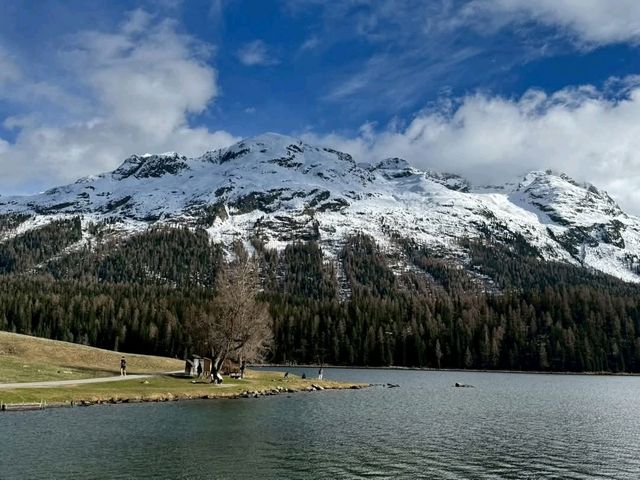 瑞士-聖莫里茲湖，滑雪度假勝地與冬奧馬球舉辦之處