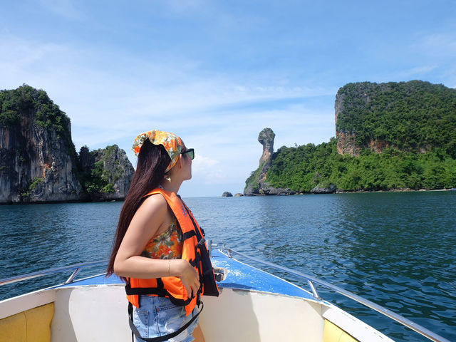 เที่ยวกระบี่หน้าฝน นั่งเรือไปเกาะ..จะเจอฝนมั้ยนะ!!