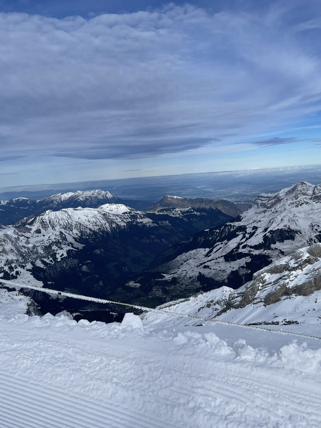 Here’s a vivid snapshot of a **magical moment at Mount Titlis**, blending awe, adventure, and alpine
