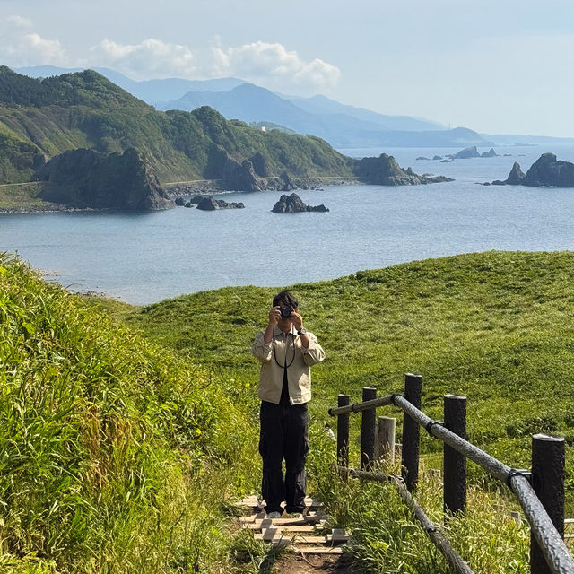 Onogame จุดชมวิวริมทะเล บน เกาะซาโดะ ⛰️🌼🇯🇵