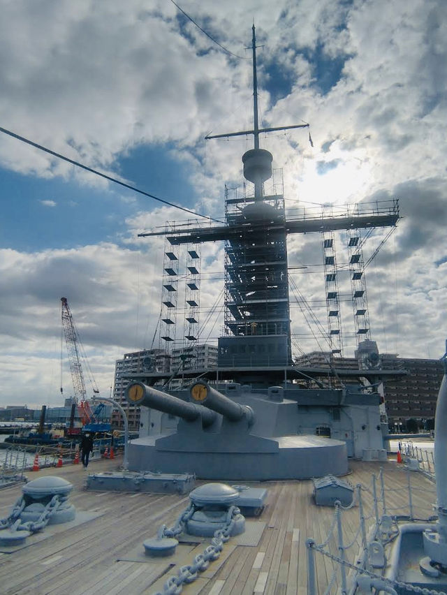 The Mikasa Memorial Warship in Yokosuka