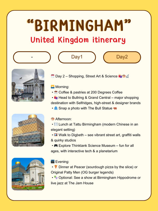 Birmingham travel ! Let’s go together 🇬🇧