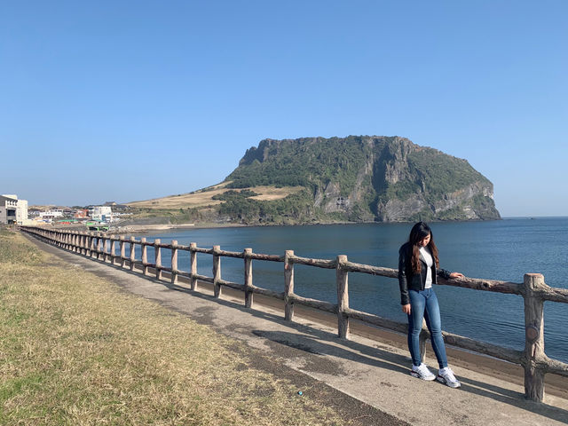 ✨Chilling at Seongsan Ilchulbong – The View is Enough✨