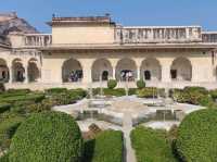 金黃山城中的摩揭陀傳奇#琥珀堡（Amber Fort）-印度捷布 (Jaipur)