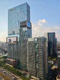 高樓遠望城市風景盡收眼底