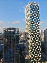高樓遠望城市風景盡收眼底