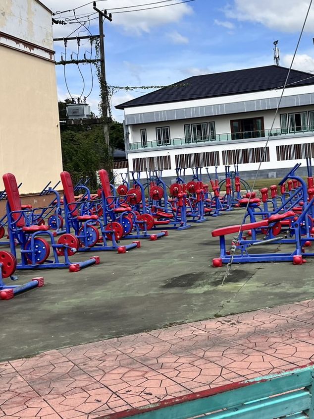  มาออกกำลังกายตอนเย็น ที่สวนสาธารณะพญาแถน จ.ยโสธร