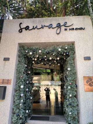 Sauvage กับต้นคริสต์มาสรูปขนม Flan