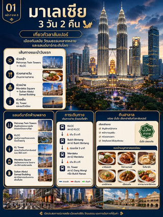 🇲🇾✨ Malaysia 3 Hari 2 Malam: Jelajahi Kuala Lumpur dan lihat semua tempat menariknya!