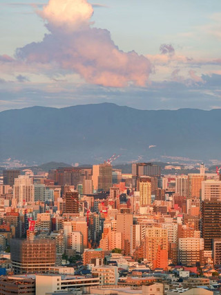 🌅 Fukuoka Tower | Sunset to City Lights 🇯🇵✨