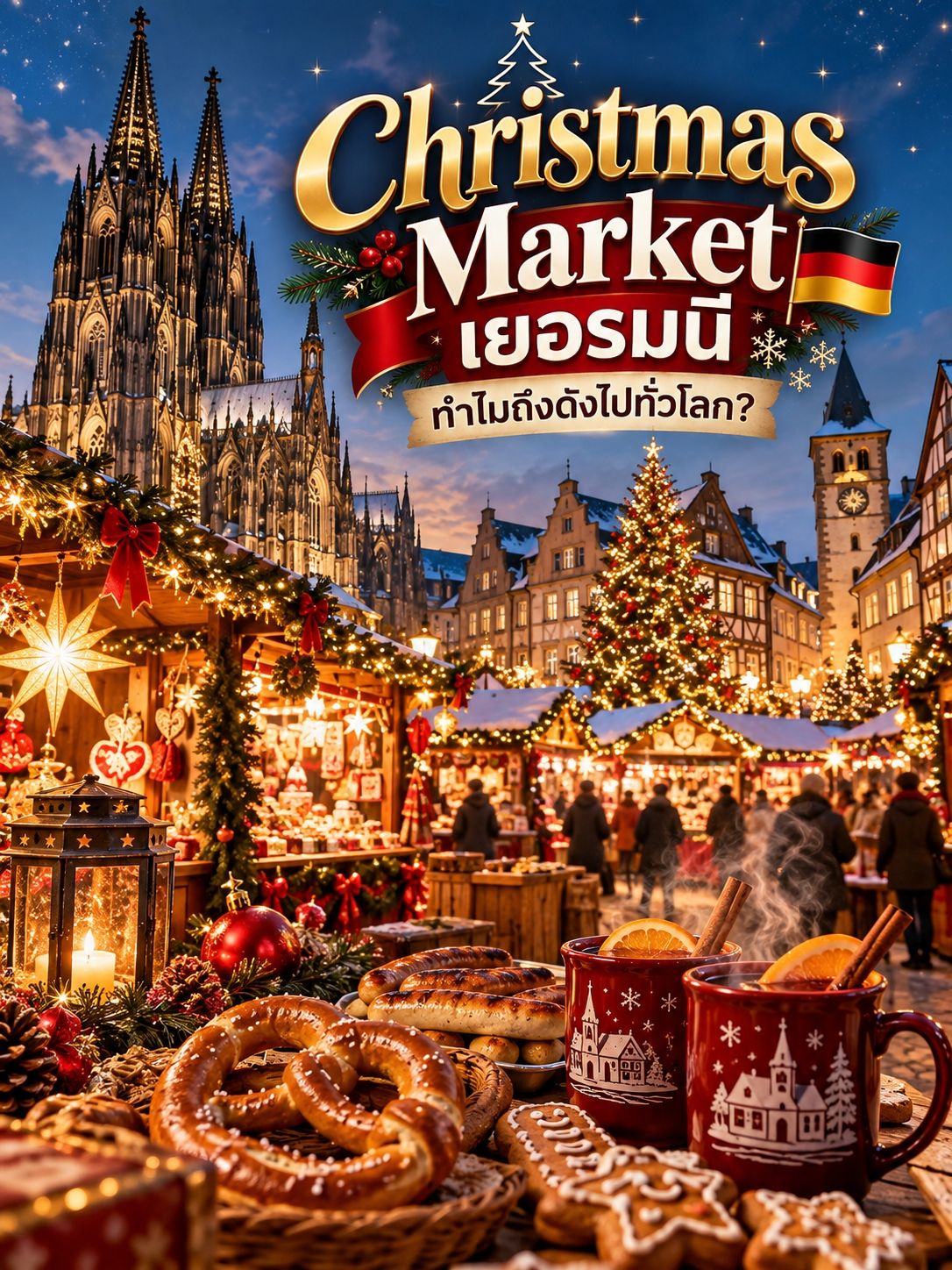 🎄✨ Christmas Market เยอรมนี ทำไมถึงดังไปทั่วโลก? 🇩🇪🎅