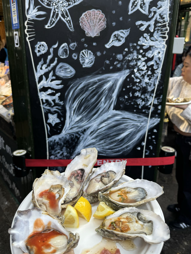 【🇬🇧倫敦必食美食市場💕】Borough Market 的西班牙海鮮飯與生蠔 🥘🦪