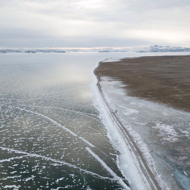 Lake Baikal in winter