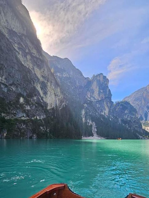 Lake Braies breathless in autumn 