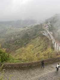 Crossing into the clouds 