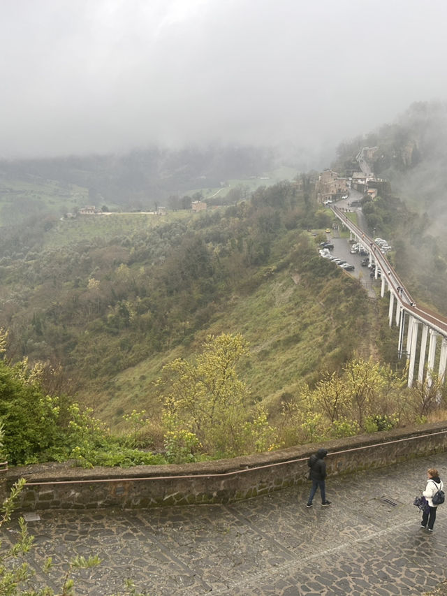 Crossing into the clouds 